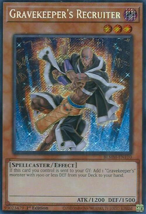Gravekeeper's Recruiter [BLMM-EN110] Secret Rare | Exor Games Summserside