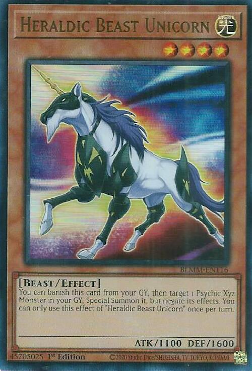 Heraldic Beast Unicorn [BLMM-EN116] Ultra Rare | Exor Games Summserside