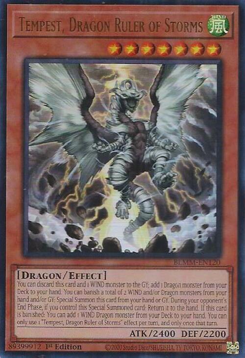 Tempest, Dragon Ruler of Storms [BLMM-EN120] Ultra Rare | Exor Games Summserside