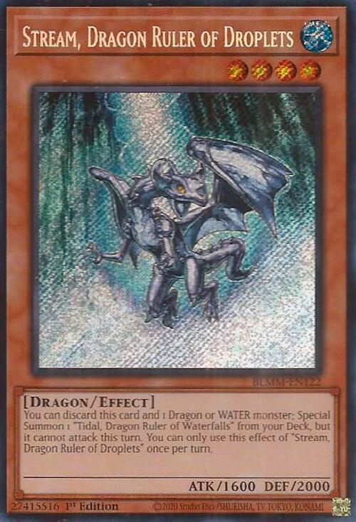 Stream, Dragon Ruler of Droplets [BLMM-EN122] Secret Rare | Exor Games Summserside