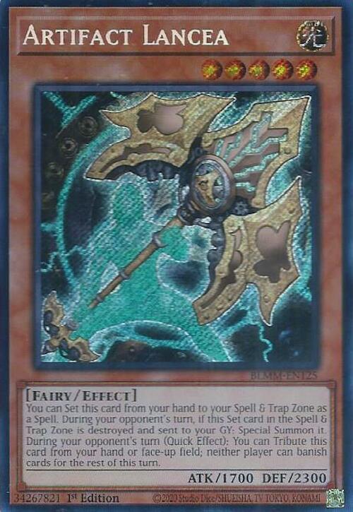 Artifact Lancea [BLMM-EN125] Secret Rare | Exor Games Summserside