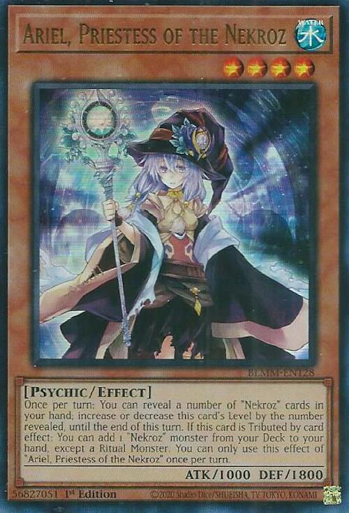 Ariel, Priestess of the Nekroz [BLMM-EN128] Ultra Rare | Exor Games Summserside