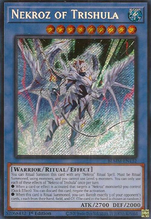 Nekroz of Trishula [BLMM-EN132] Secret Rare | Exor Games Summserside