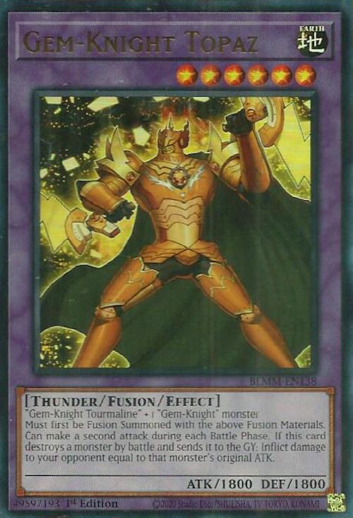 Gem-Knight Topaz [BLMM-EN138] Ultra Rare | Exor Games Summserside
