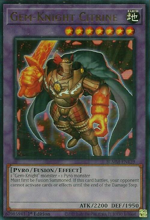 Gem-Knight Citrine [BLMM-EN139] Ultra Rare | Exor Games Summserside