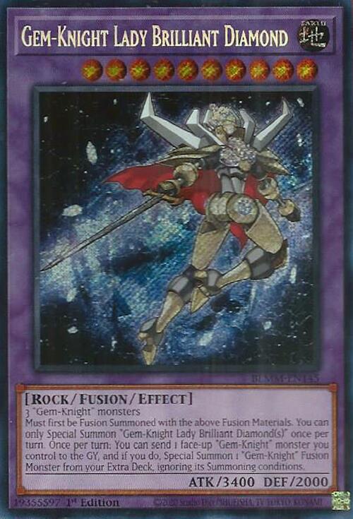 Gem-Knight Lady Brilliant Diamond [BLMM-EN145] Secret Rare | Exor Games Summserside