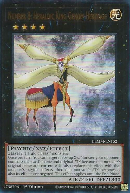 Number 8: Heraldic King Genom-Heritage [BLMM-EN152] Ultra Rare | Exor Games Summserside