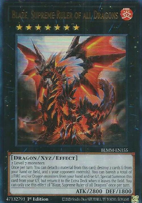 Blaze, Supreme Ruler of all Dragons [BLMM-EN155] Ultra Rare | Exor Games Summserside