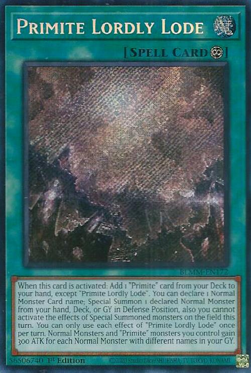 Primite Lordly Lode [BLMM-EN172] Secret Rare | Exor Games Summserside
