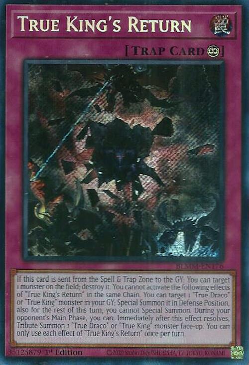 True King's Return [BLMM-EN176] Secret Rare | Exor Games Summserside