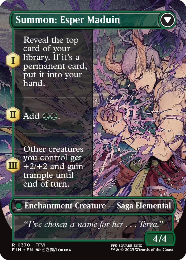 Esper Origins // Summon: Esper Maduin (Borderless) [FINAL FANTASY] | Exor Games Summserside