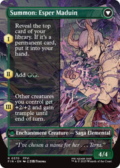 Esper Origins // Summon: Esper Maduin (Borderless) [FINAL FANTASY] | Exor Games Summserside