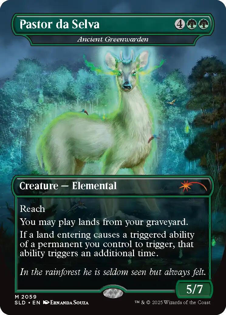 Pastor da Selva - Ancient Greenwarden [Secret Lair Drop Series] | Exor Games Summserside