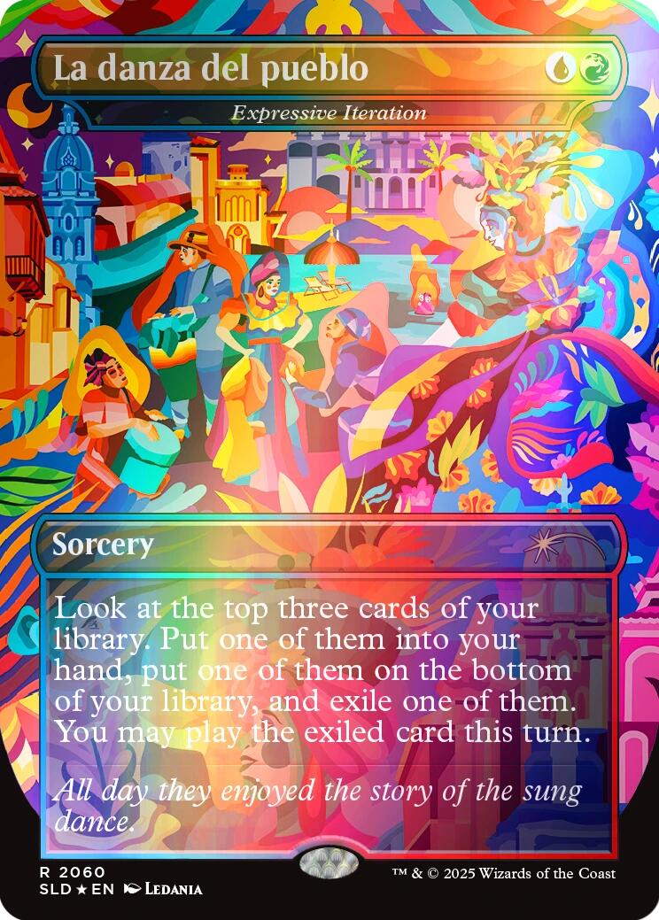La danza del pueblo - Expressive Iteration (Rainbow Foil) [Secret Lair Drop Series] | Exor Games Summserside