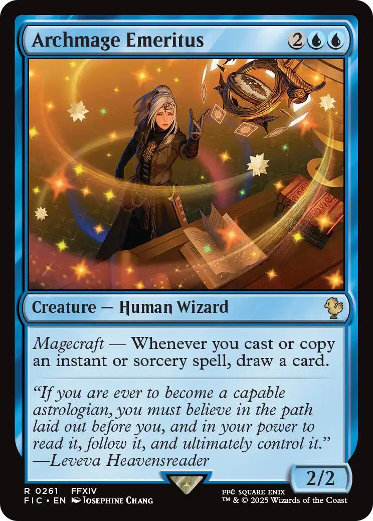 Archmage Emeritus (Surge Foil) [FINAL FANTASY Commander] | Exor Games Summserside