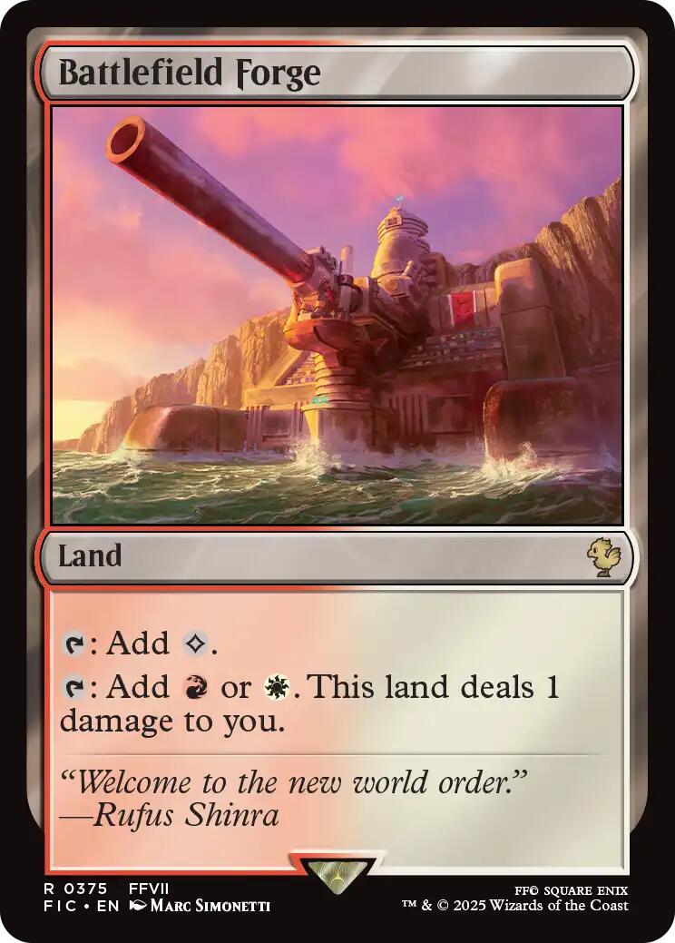 Battlefield Forge (Surge Foil) [FINAL FANTASY Commander] | Exor Games Summserside