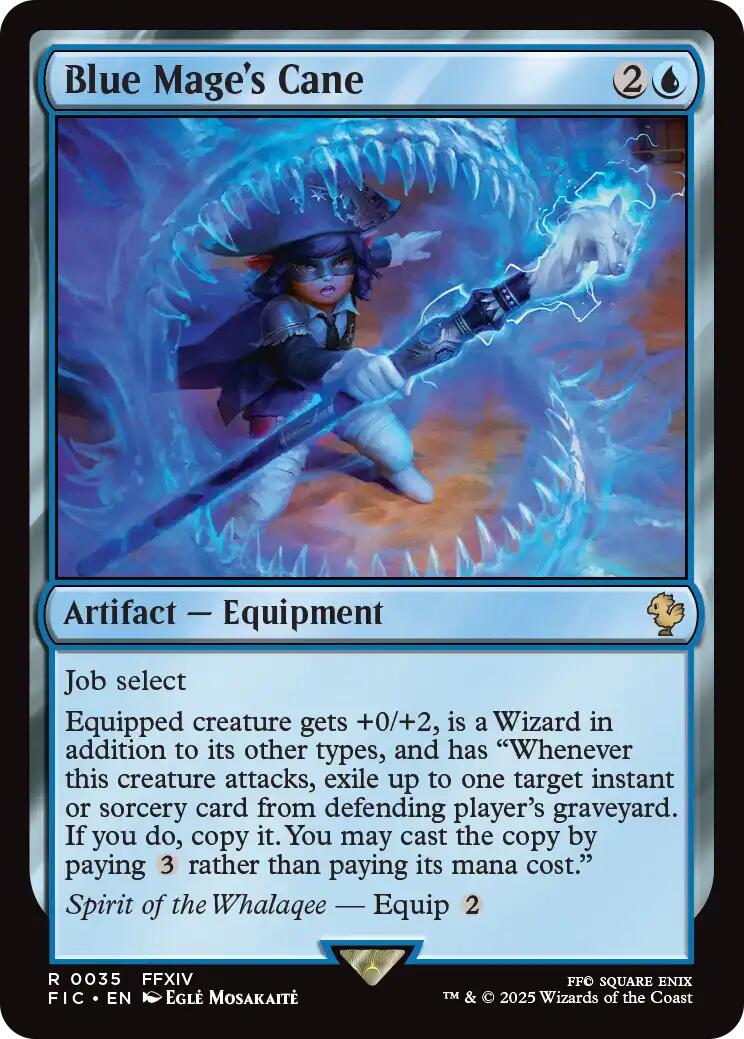Blue Mage's Cane (Surge Foil) [FINAL FANTASY Commander] | Exor Games Summserside