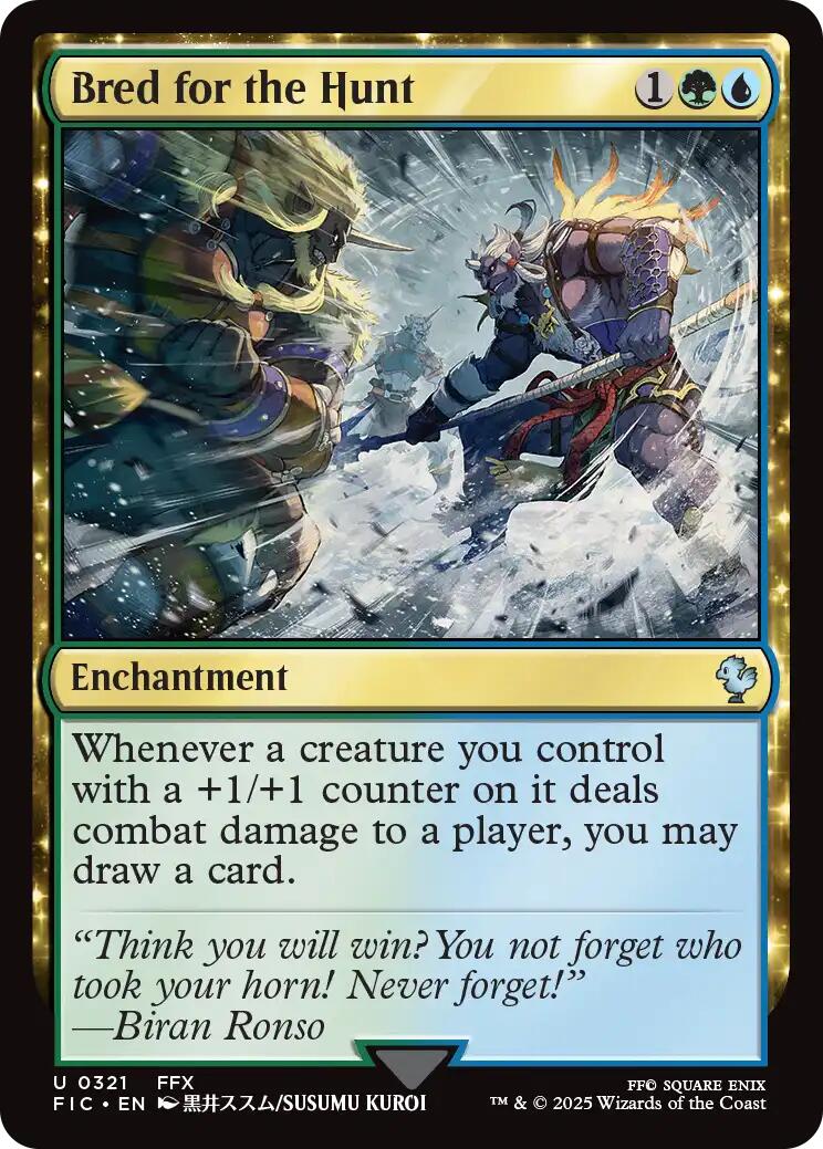 Bred for the Hunt (Surge Foil) [FINAL FANTASY Commander] | Exor Games Summserside