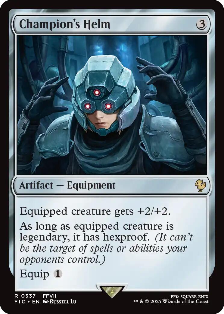Champion's Helm (Surge Foil) [FINAL FANTASY Commander] | Exor Games Summserside
