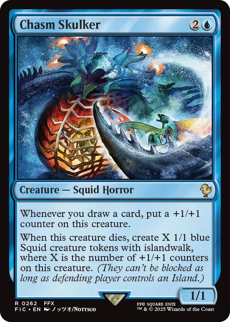 Chasm Skulker (Surge Foil) [FINAL FANTASY Commander] | Exor Games Summserside
