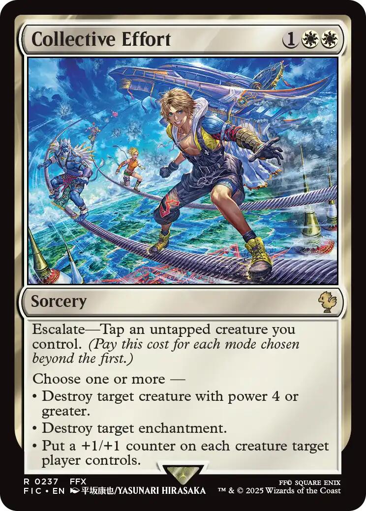 Collective Effort (Surge Foil) [FINAL FANTASY Commander] | Exor Games Summserside