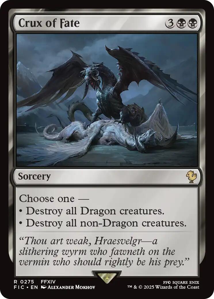 Crux of Fate (Surge Foil) [FINAL FANTASY Commander] | Exor Games Summserside