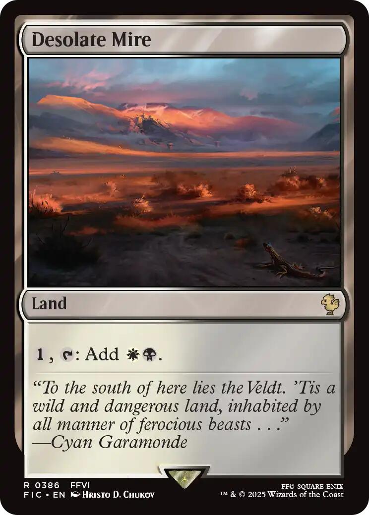 Desolate Mire (Surge Foil) [FINAL FANTASY Commander] | Exor Games Summserside