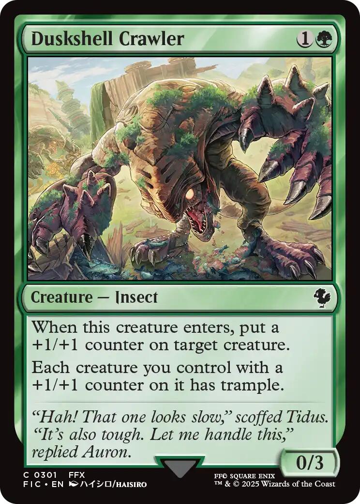 Duskshell Crawler (Surge Foil) [FINAL FANTASY Commander] | Exor Games Summserside
