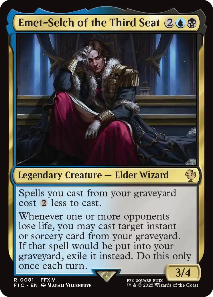 Emet-Selch of the Third Seat (Surge Foil) [FINAL FANTASY Commander] | Exor Games Summserside