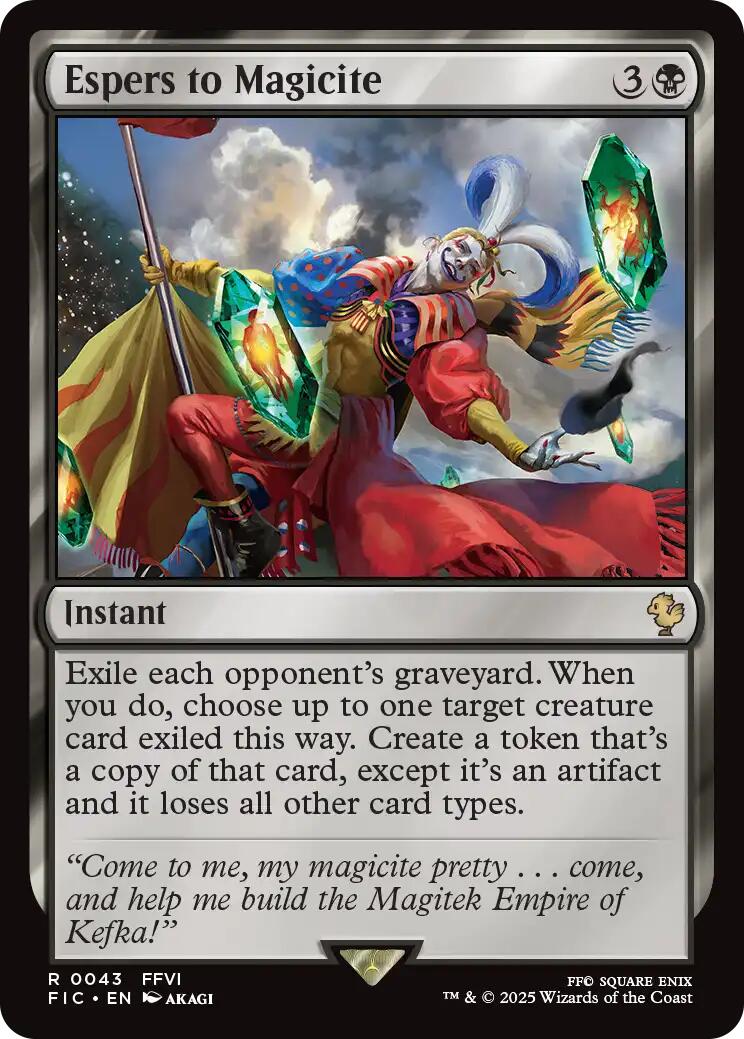 Espers to Magicite (Surge Foil) [FINAL FANTASY Commander] | Exor Games Summserside