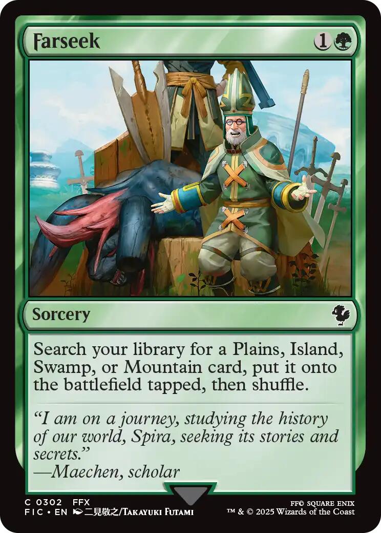 Farseek (Surge Foil) [FINAL FANTASY Commander] | Exor Games Summserside