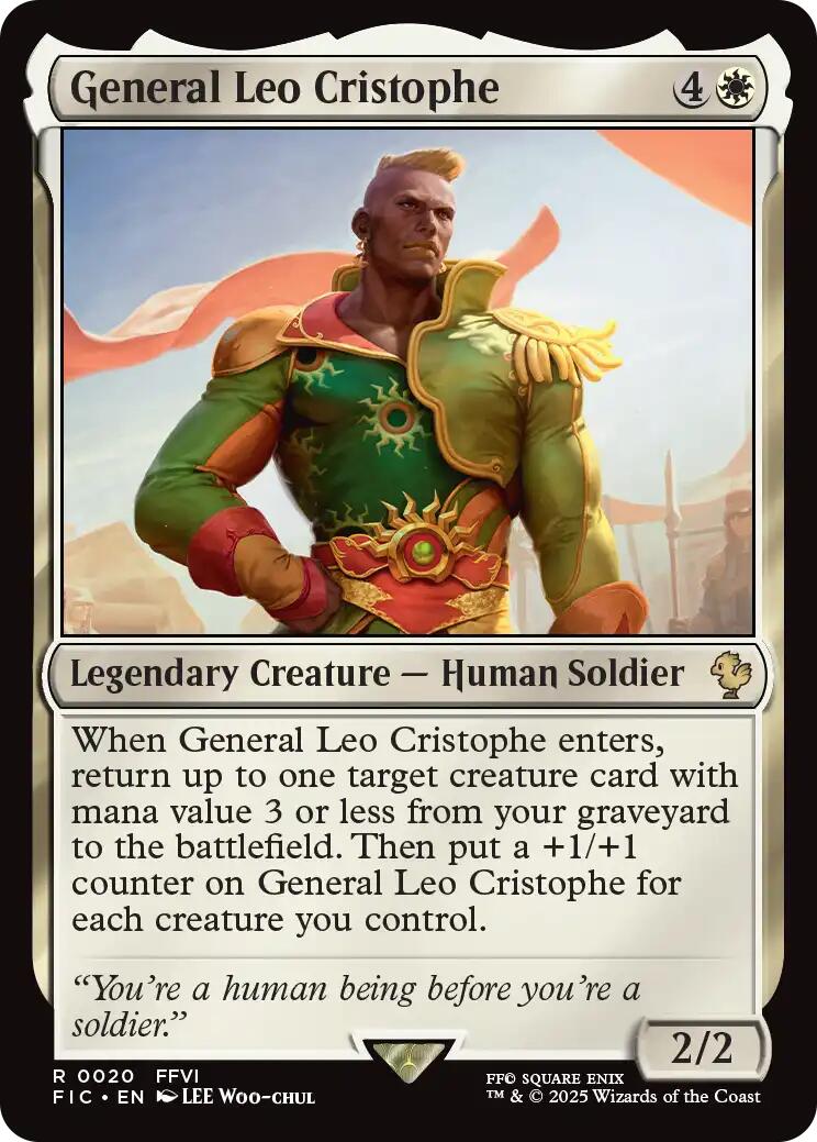 General Leo Cristophe (Surge Foil) [FINAL FANTASY Commander] | Exor Games Summserside