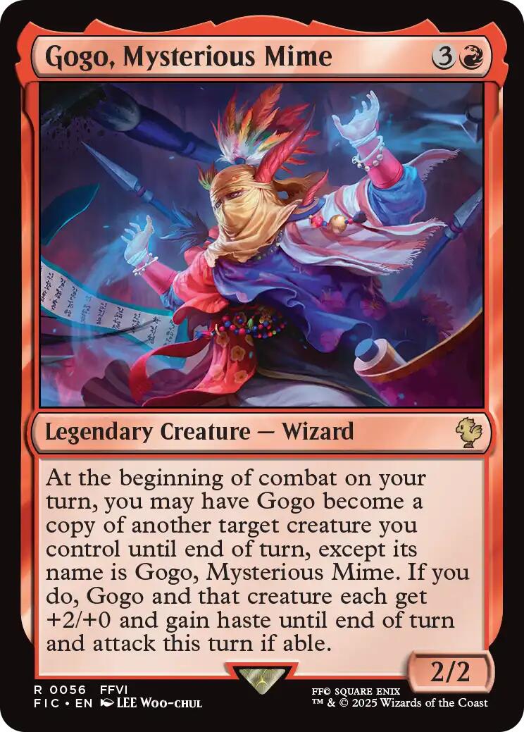 Gogo, Mysterious Mime (Surge Foil) [FINAL FANTASY Commander] | Exor Games Summserside