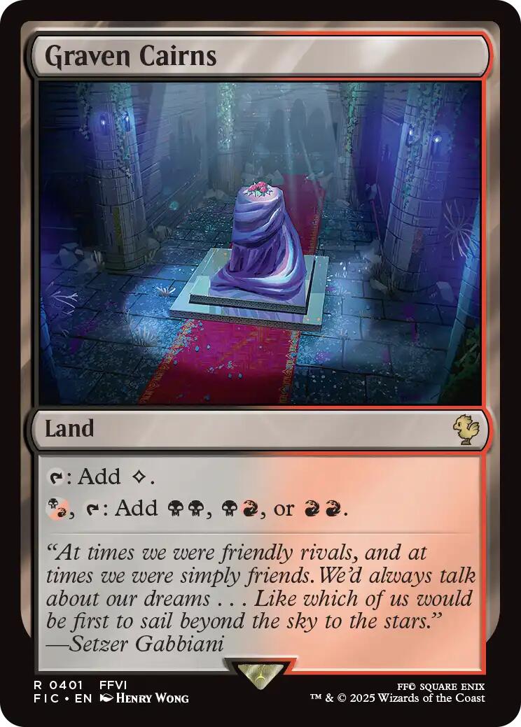 Graven Cairns (Surge Foil) [FINAL FANTASY Commander] | Exor Games Summserside