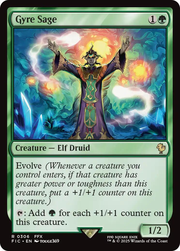 Gyre Sage (Surge Foil) [FINAL FANTASY Commander] | Exor Games Summserside