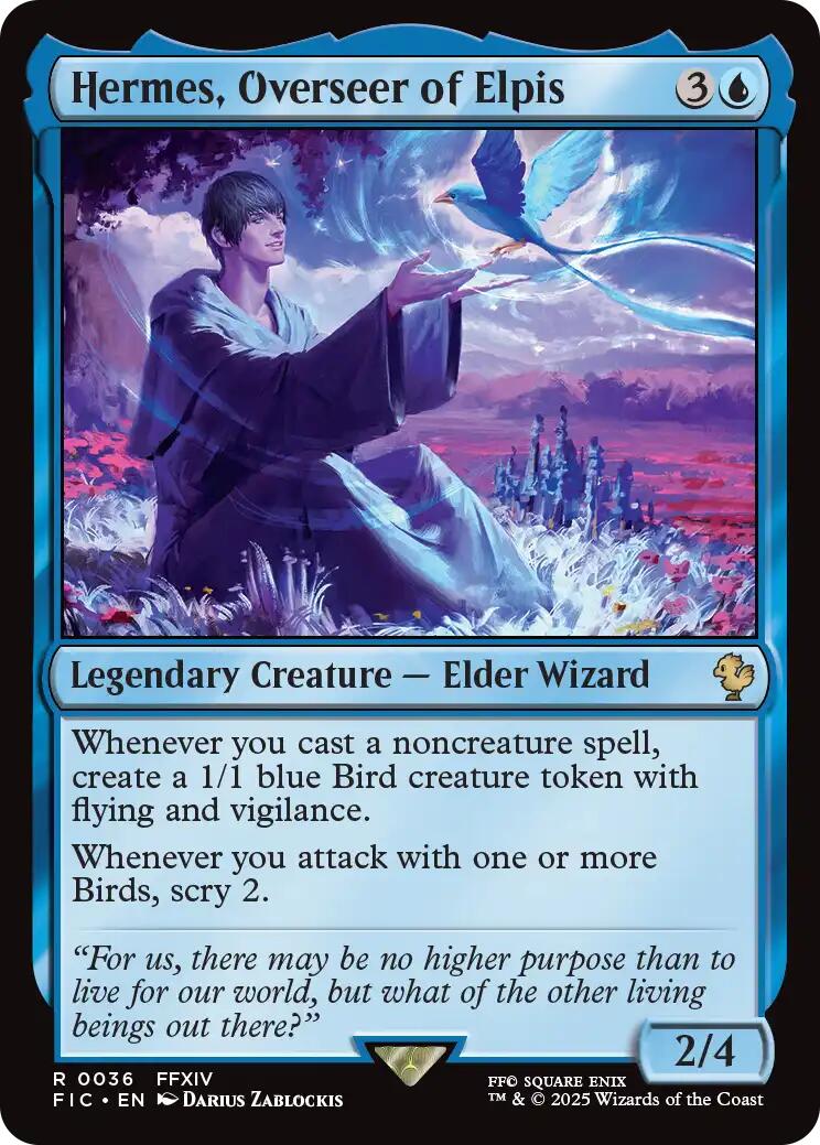 Hermes, Overseer of Elpis (Surge Foil) [FINAL FANTASY Commander] | Exor Games Summserside