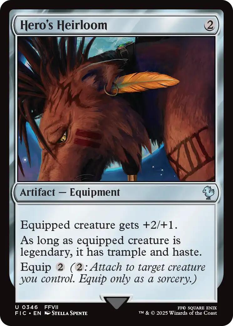 Hero's Heirloom (Surge Foil) [FINAL FANTASY Commander] | Exor Games Summserside