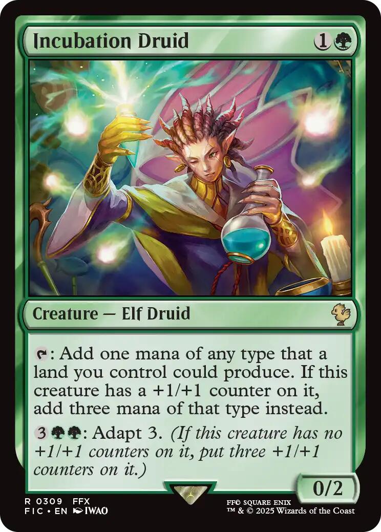 Incubation Druid (Surge Foil) [FINAL FANTASY Commander] | Exor Games Summserside
