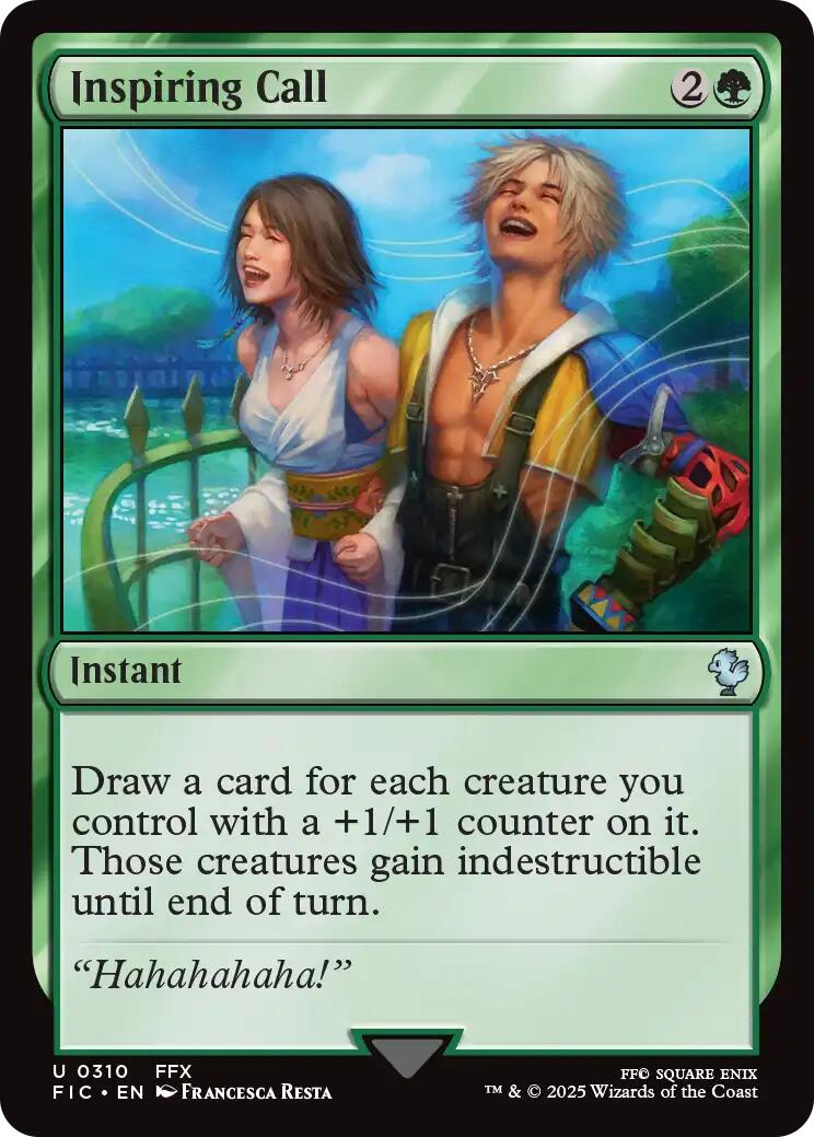 Inspiring Call (Surge Foil) [FINAL FANTASY Commander] | Exor Games Summserside