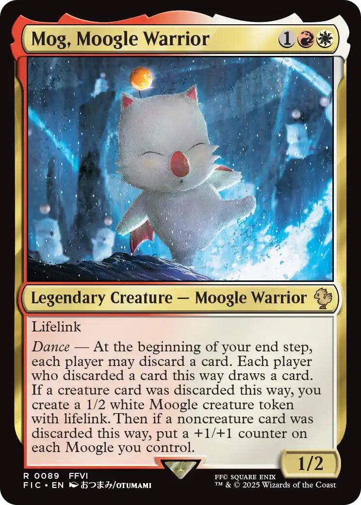 Mog, Moogle Warrior (Surge Foil) [FINAL FANTASY Commander] | Exor Games Summserside