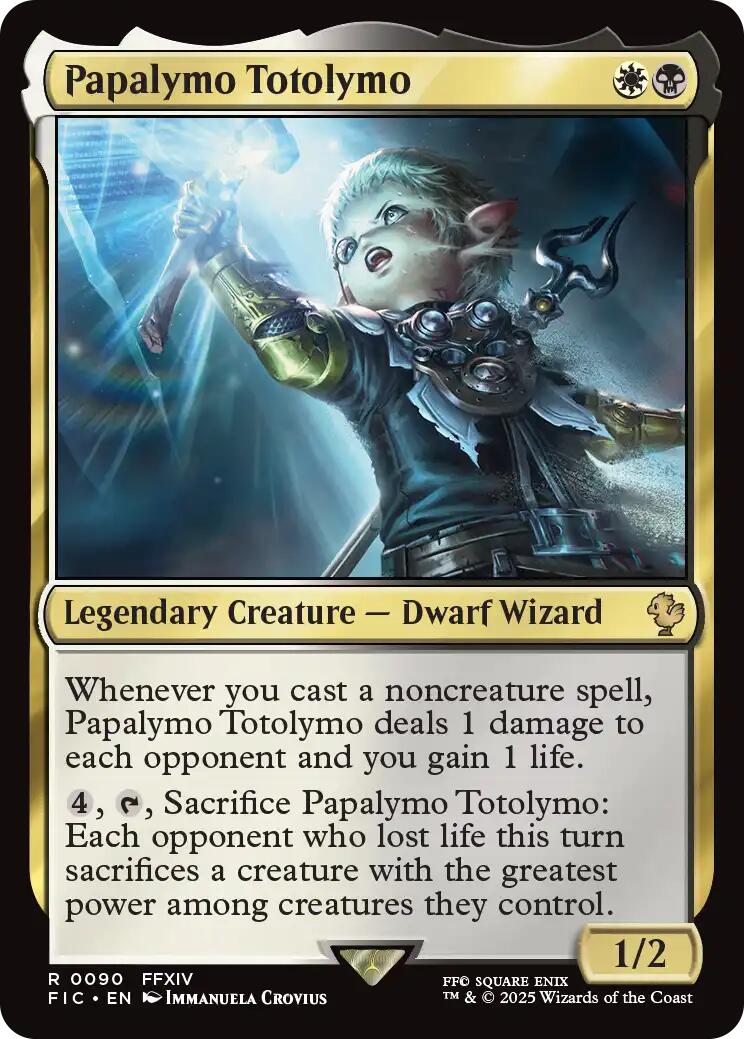 Papalymo Totolymo (Surge Foil) [FINAL FANTASY Commander] | Exor Games Summserside
