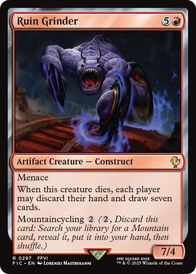 Ruin Grinder (Surge Foil) [FINAL FANTASY Commander] | Exor Games Summserside