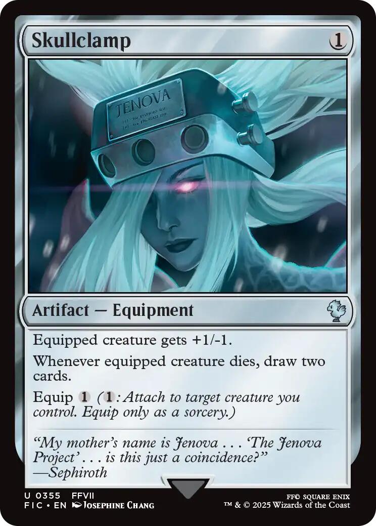 Skullclamp (Surge Foil) [FINAL FANTASY Commander] | Exor Games Summserside
