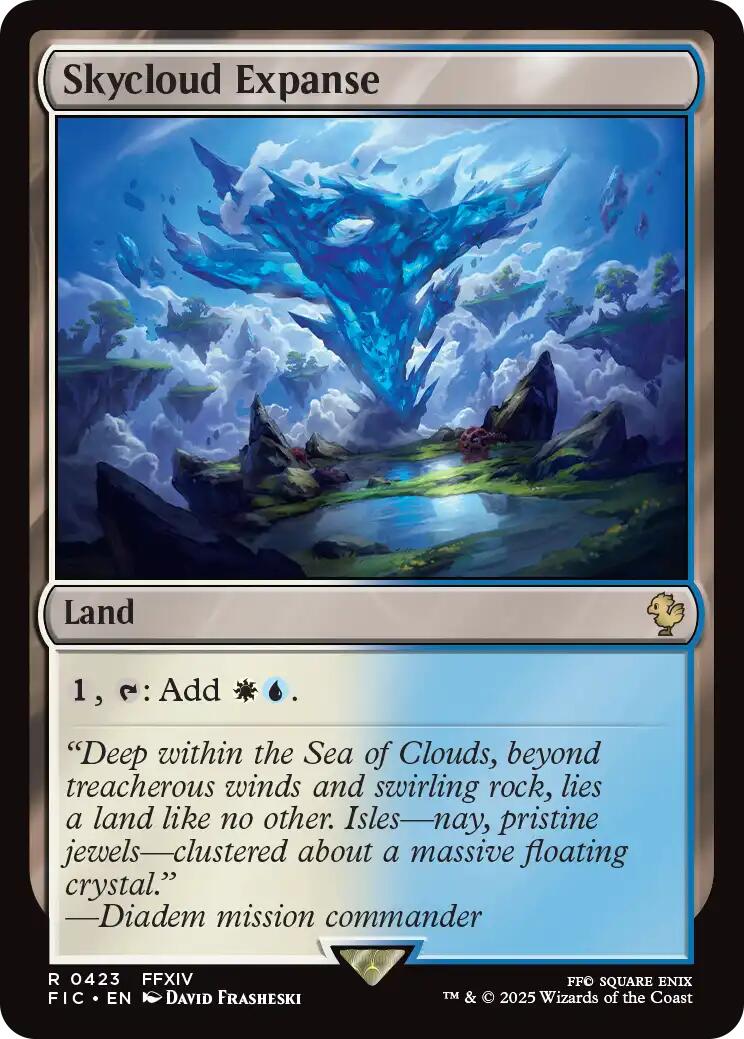Skycloud Expanse (Surge Foil) [FINAL FANTASY Commander] | Exor Games Summserside