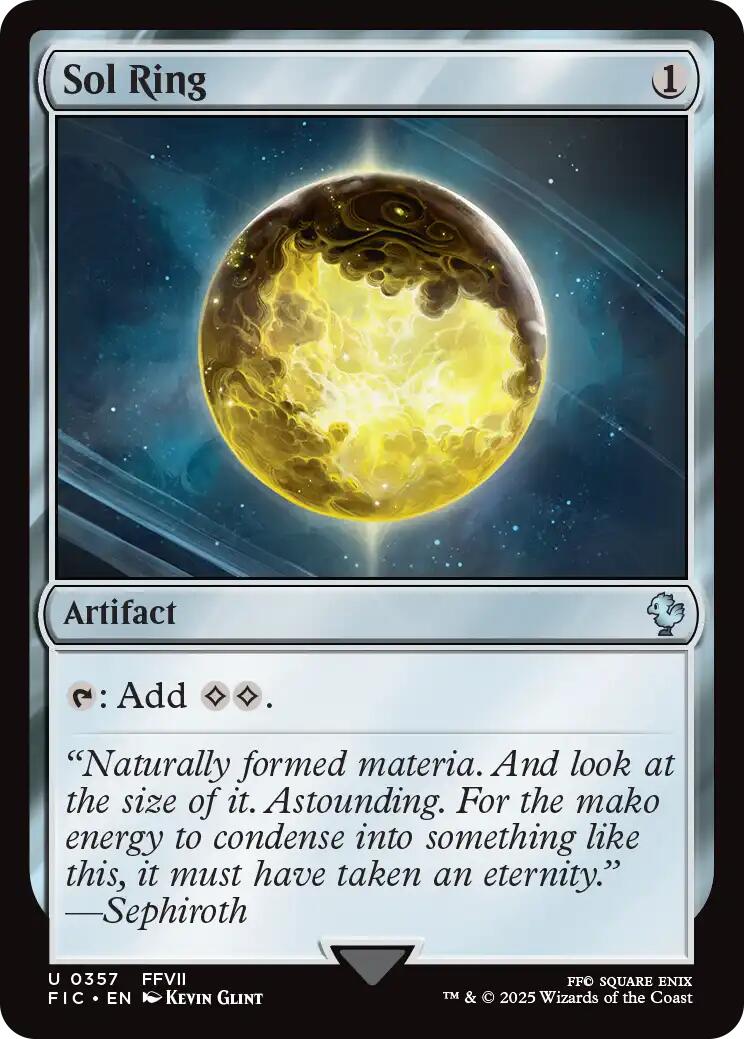 Sol Ring (0357) (Surge Foil) [FINAL FANTASY Commander] | Exor Games Summserside