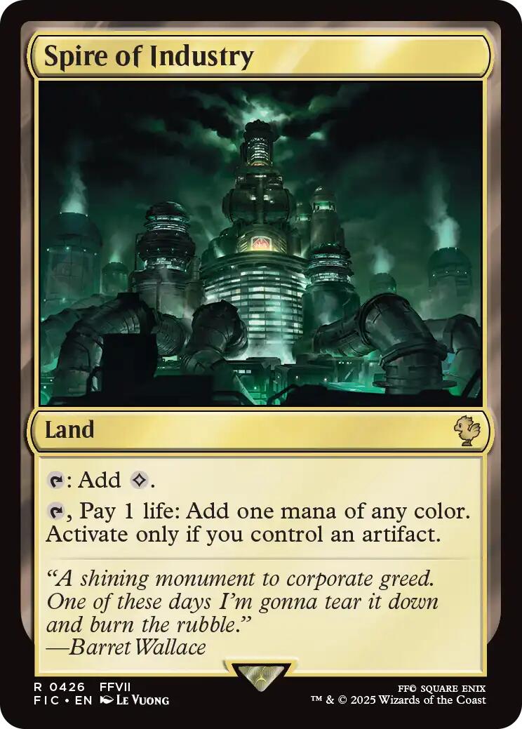 Spire of Industry (Surge Foil) [FINAL FANTASY Commander] | Exor Games Summserside