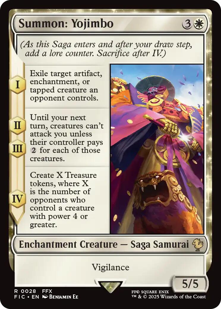 Summon: Yojimbo (Surge Foil) [FINAL FANTASY Commander] | Exor Games Summserside