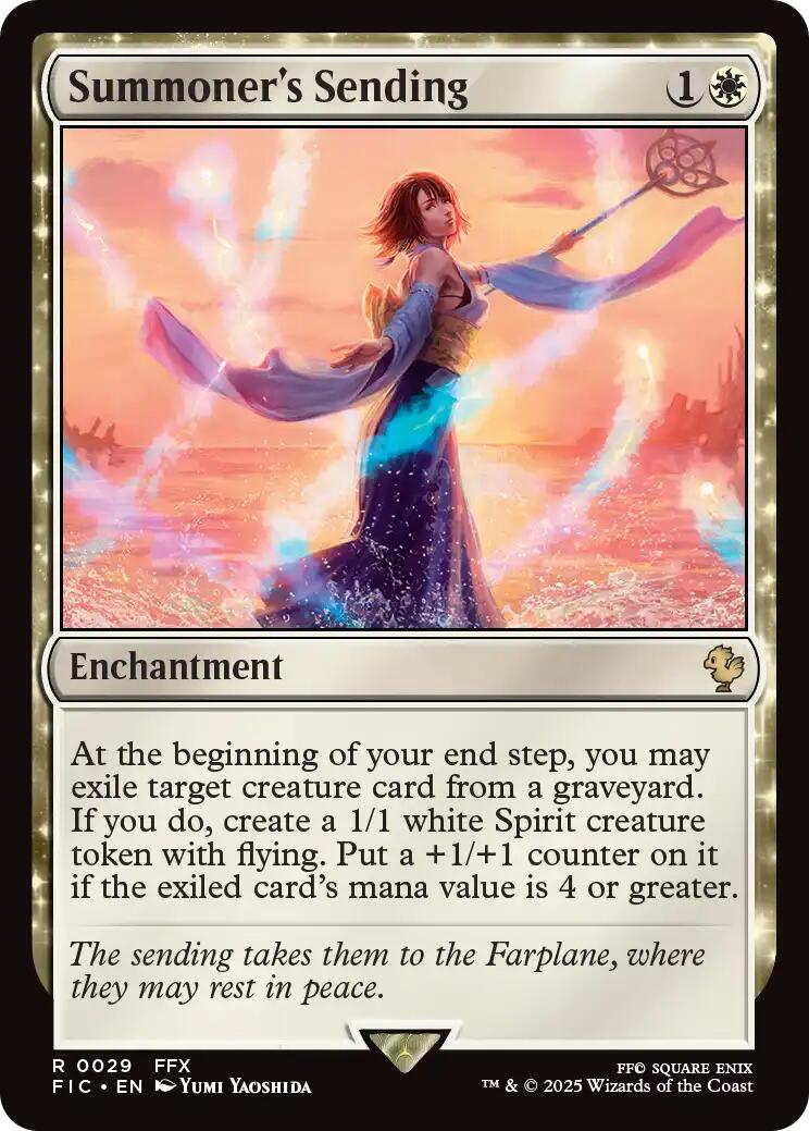 Summoner's Sending (Surge Foil) [FINAL FANTASY Commander] | Exor Games Summserside