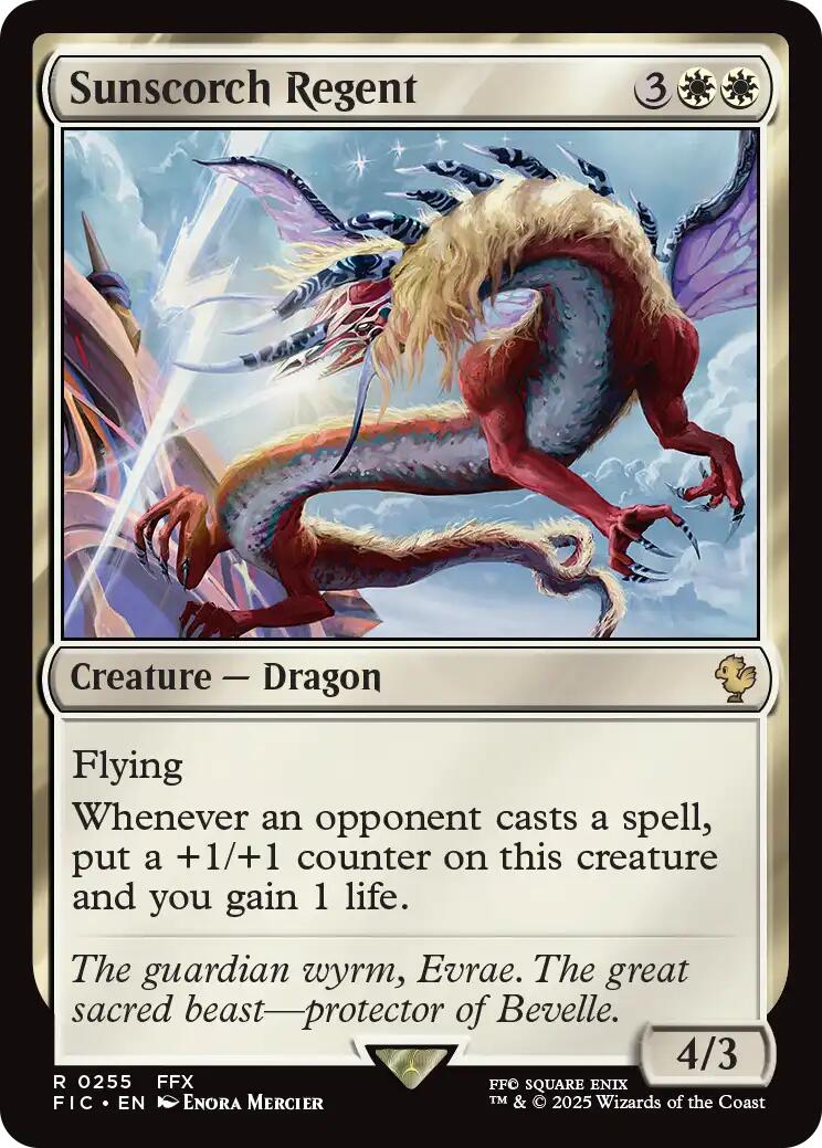 Sunscorch Regent (Surge Foil) [FINAL FANTASY Commander] | Exor Games Summserside