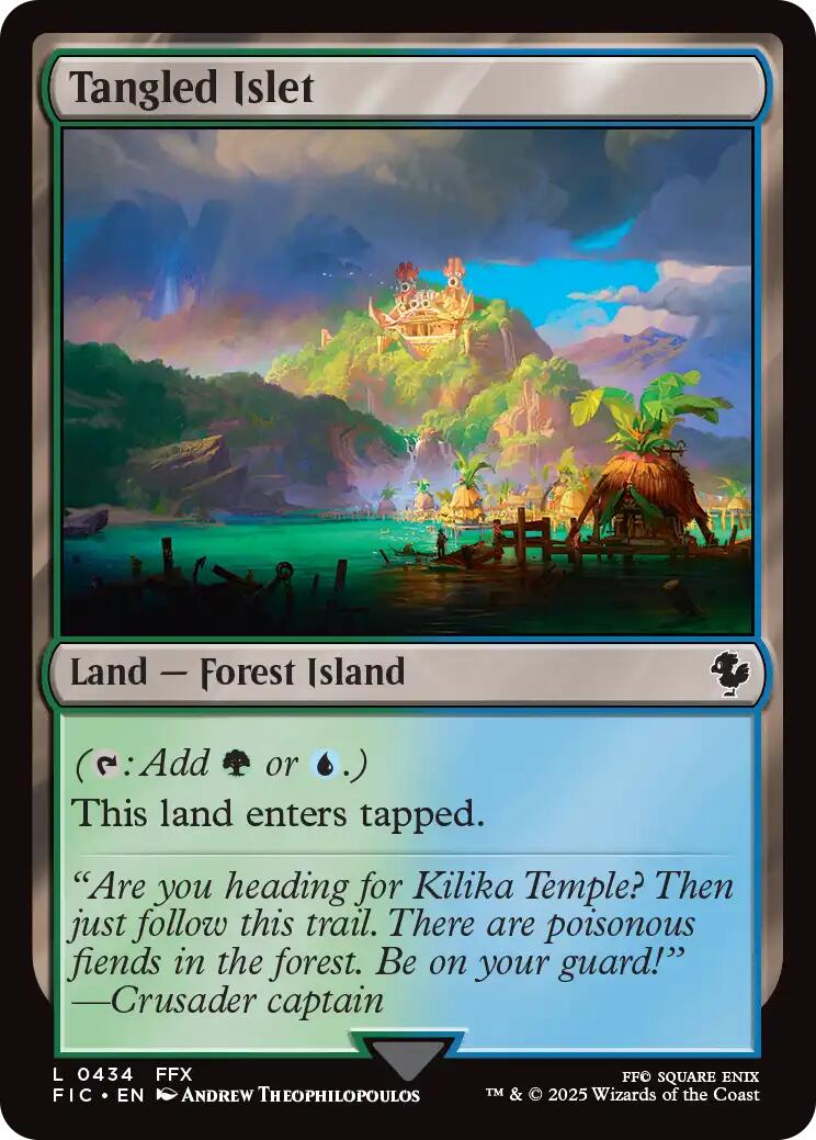 Tangled Islet (Surge Foil) [FINAL FANTASY Commander] | Exor Games Summserside